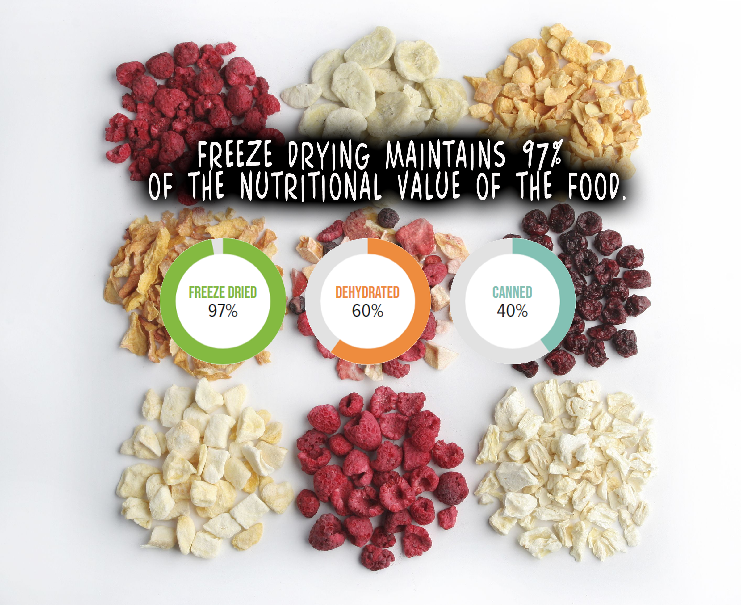 Explore the Difference Between Dehydrated & Freeze-Dried Candy